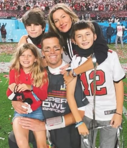Tom Brady aún conserva algunas imágenes familiares con Gisele Bündchen