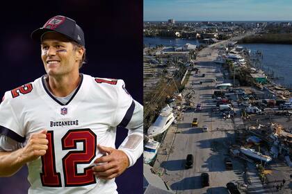 Tom Brady utilizó sus redes sociales para motorizar donaciones a los damnificados por el paso del huracán Ian en Florida