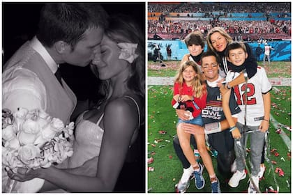 Tom Brady y Gisele Bundchen se conocieron en 2006 y se casaron tres años más tarde, hoy forman una familia con sus dos hijos en común y el primer hijo de Brady