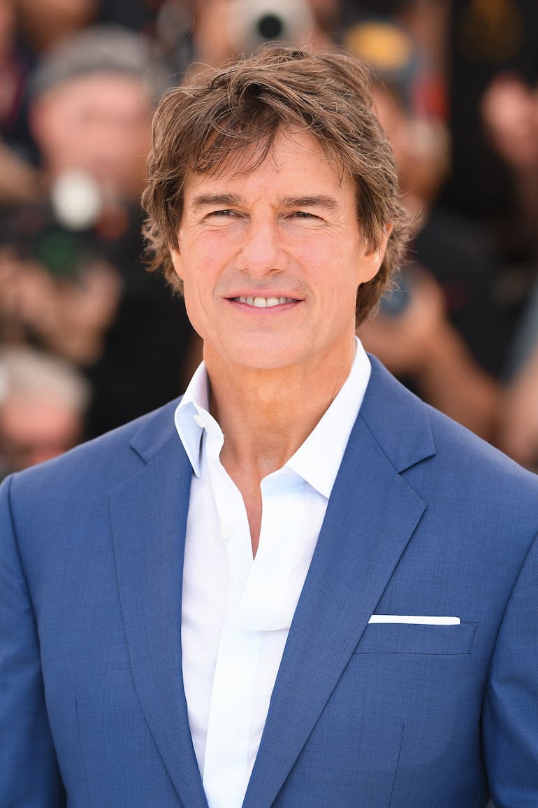 Tom Cruise en su arribo a Cannes