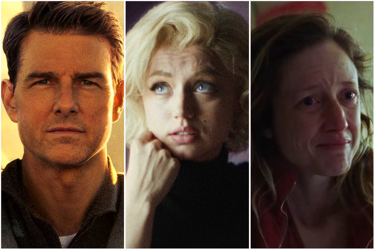 Tom Cruise en Top Gun: Maverick, Ana de Armas en Rubia y Andrea Riseborough en To Leslie