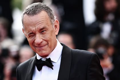 Tom Hanks en la presentación del nuevo film de Wes Anderson, Asteroid City