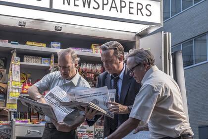 Tom Hanks en The Post: es momento de aclarar que, en el día a día, jamás pasa lo que se ve ahí pero bueno, es Tom Hanks