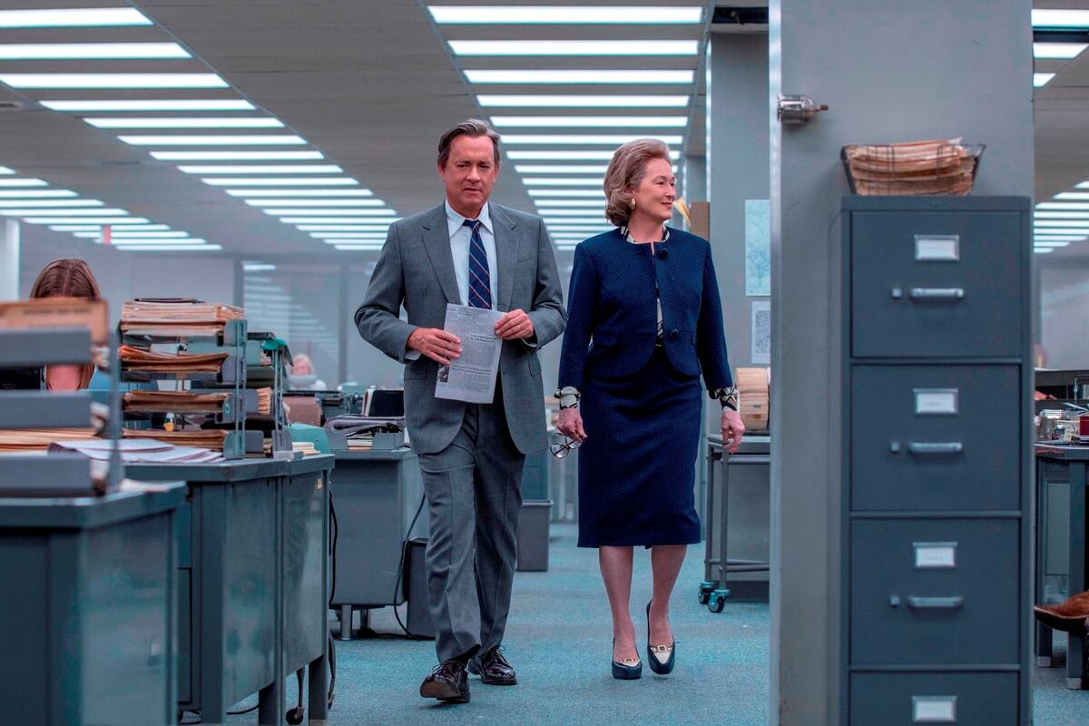 Tom Hanks y Meryl Streep protagonizan The Post, la nueva película de Steven Spielberg