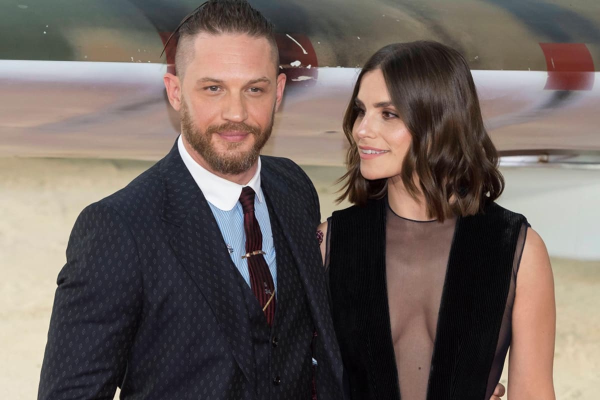 Tom Hardy con Charlotte Riley