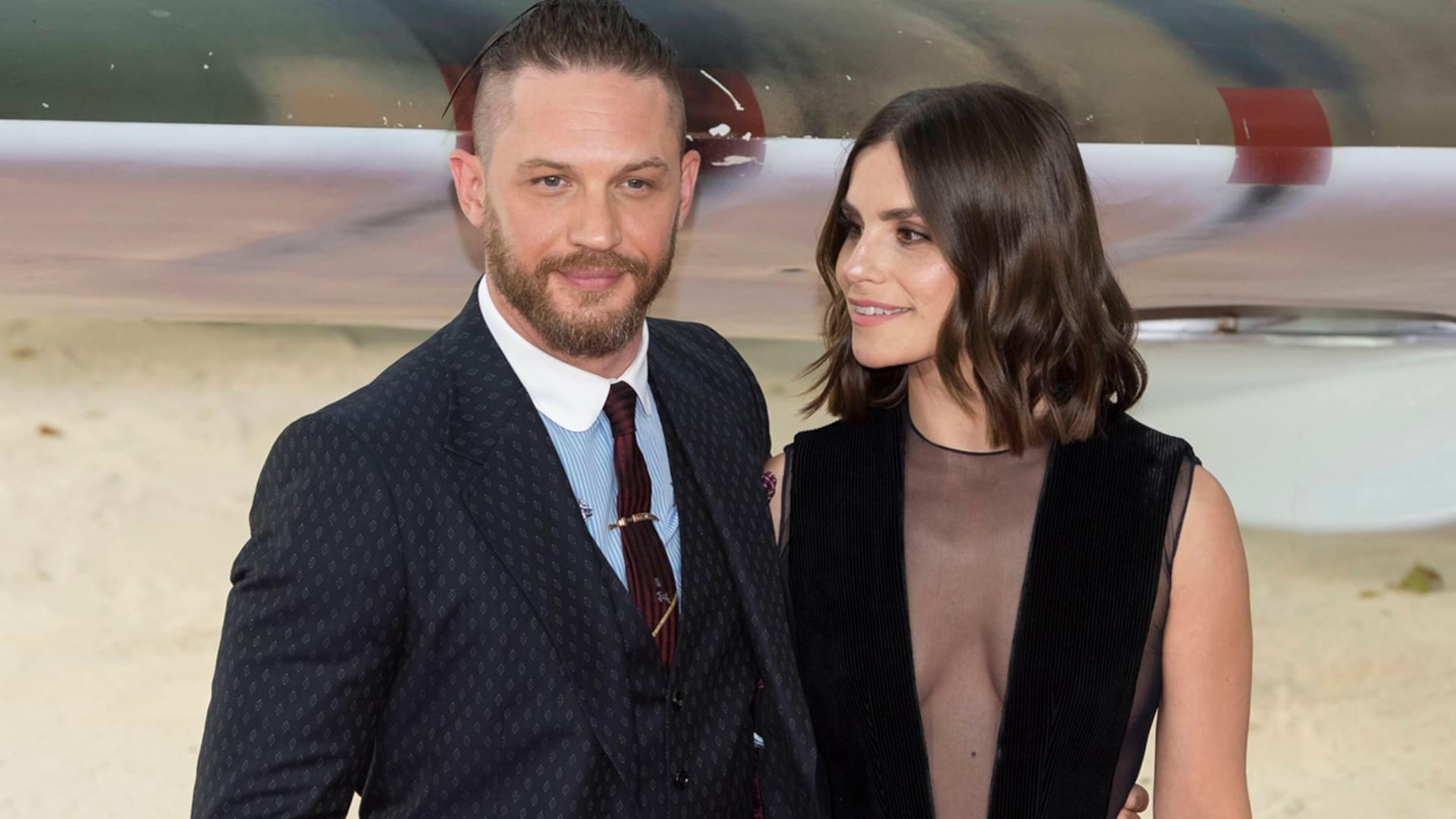 Tom Hardy con Charlotte Riley