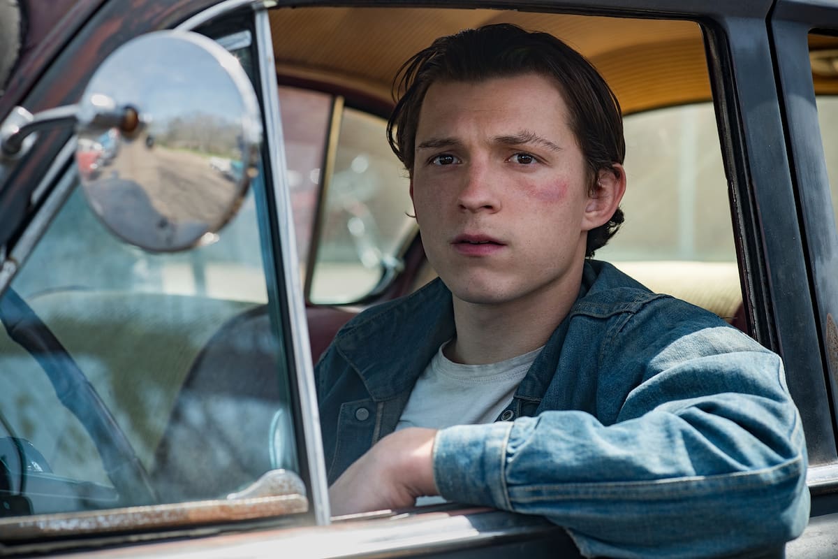Tom Holland en El diablo a todas horas