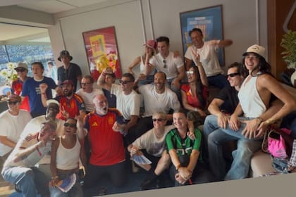 Tom Holland vivió la final del Mundial en un palco totalmente español