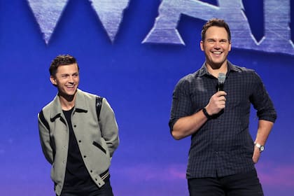 Tom Holland y Chris Pratt