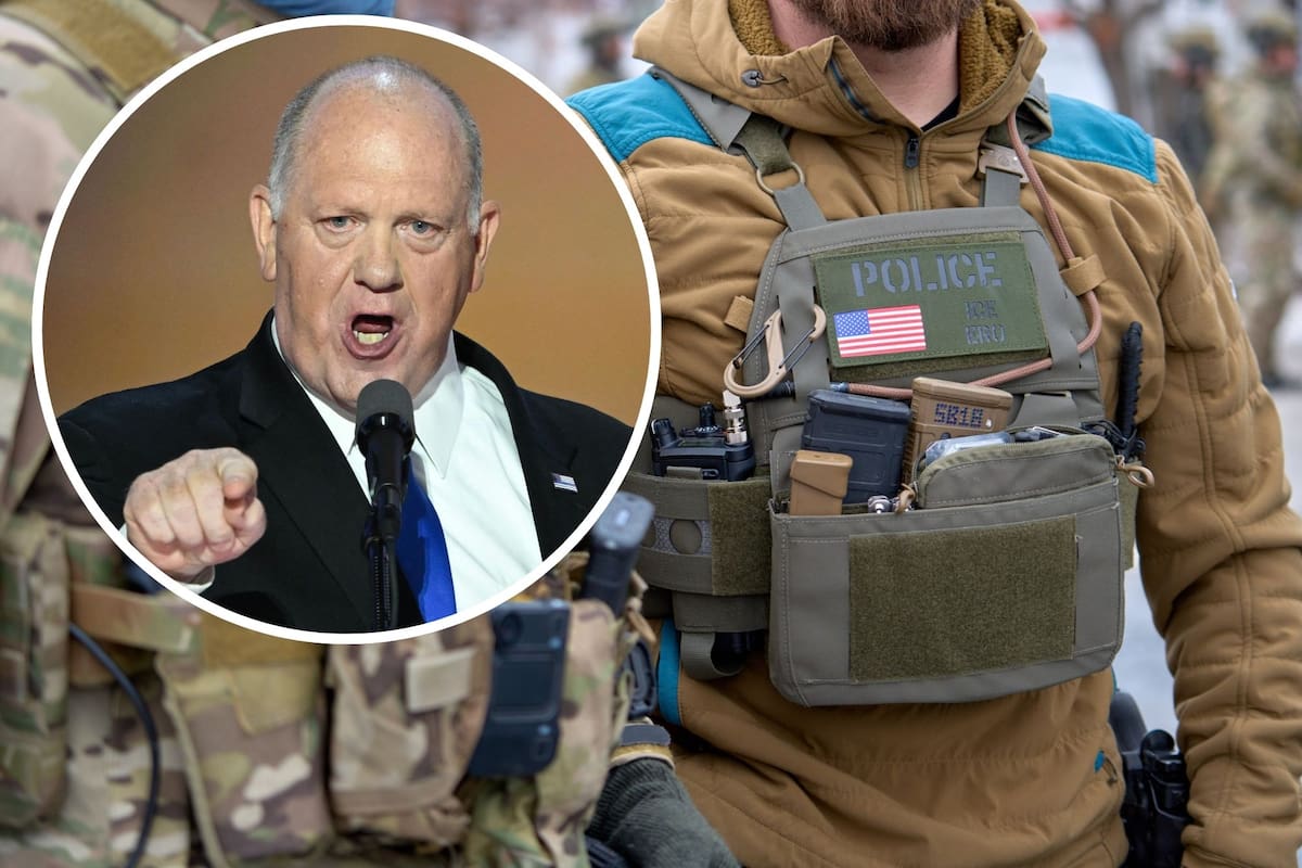 Tom Homan dijo que los agentes del ICE permanecerían allí "hasta que los aeropuertos consideren que están al 100%"