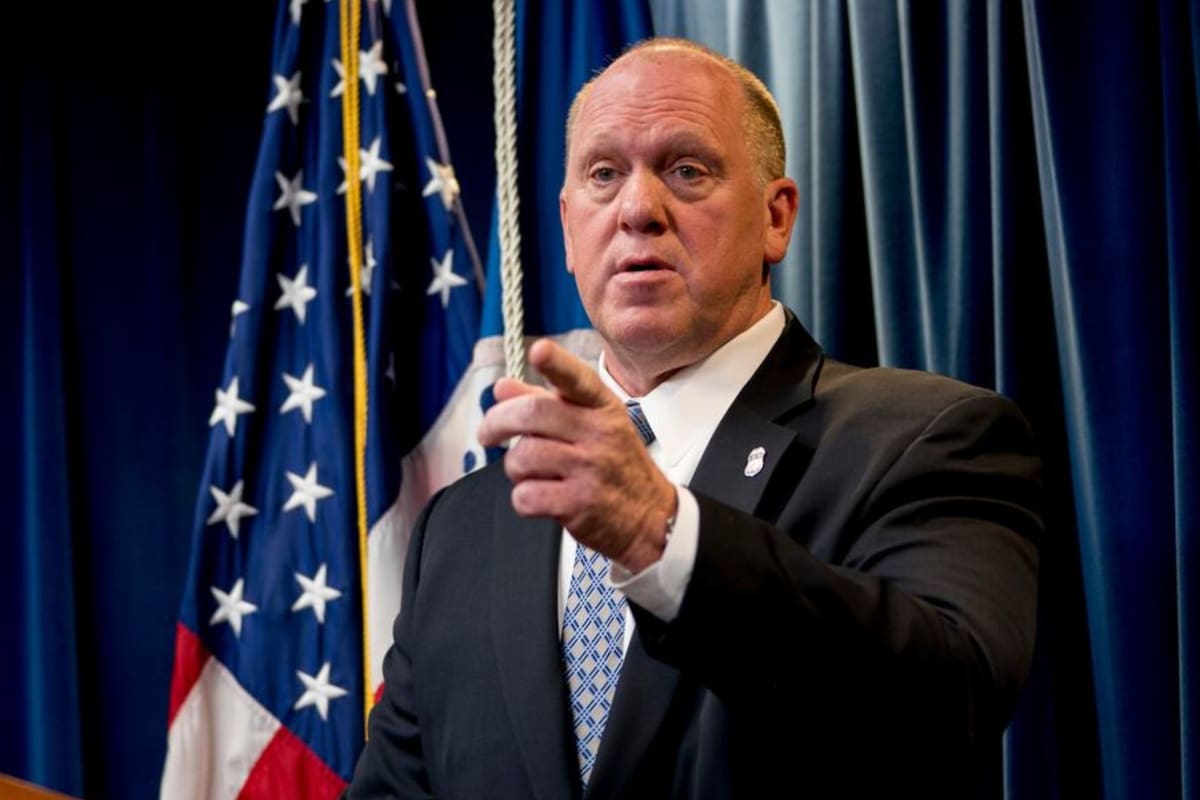Tom Homan habló sobre el oficial del ICE David Brouillette