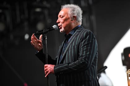 Tom Jones en el Stagecoach Music Festival, en Indio, California, en abril de 2019