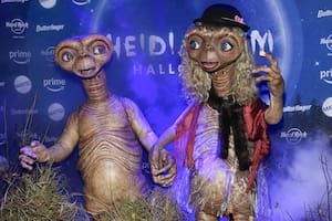 Tom Kaulitz y Heidi Klum, en la previa de su gran fiesta de Halloween