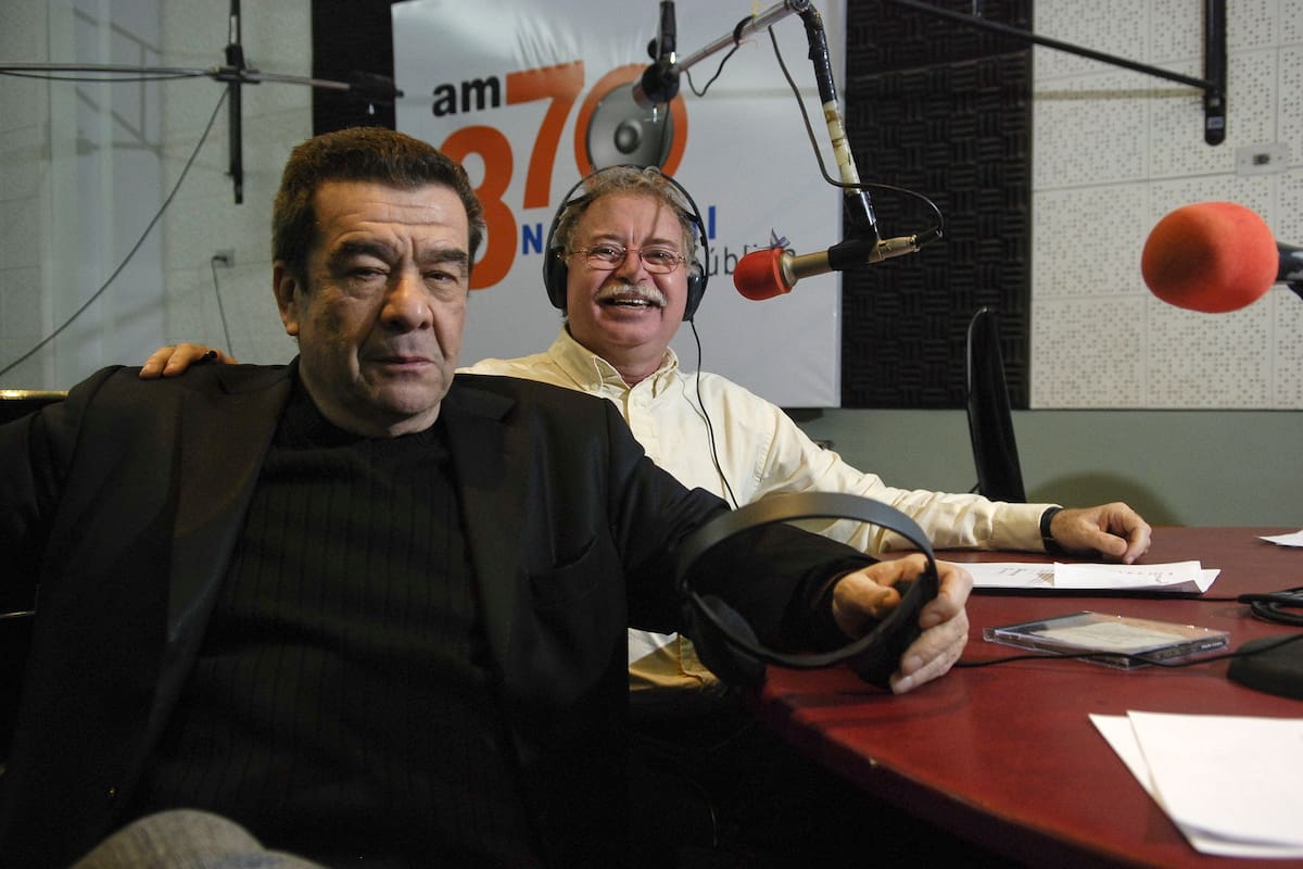 Tom Lupo y Jorge Halperin en "tarde o temprano" por Radio Nacional.