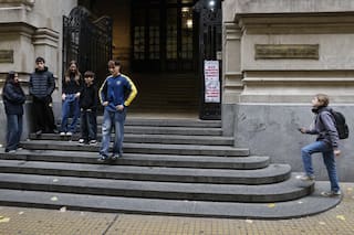 El Colegio Nacional de Buenos Aires está tomado en reclamo por la aplicación de la ESI