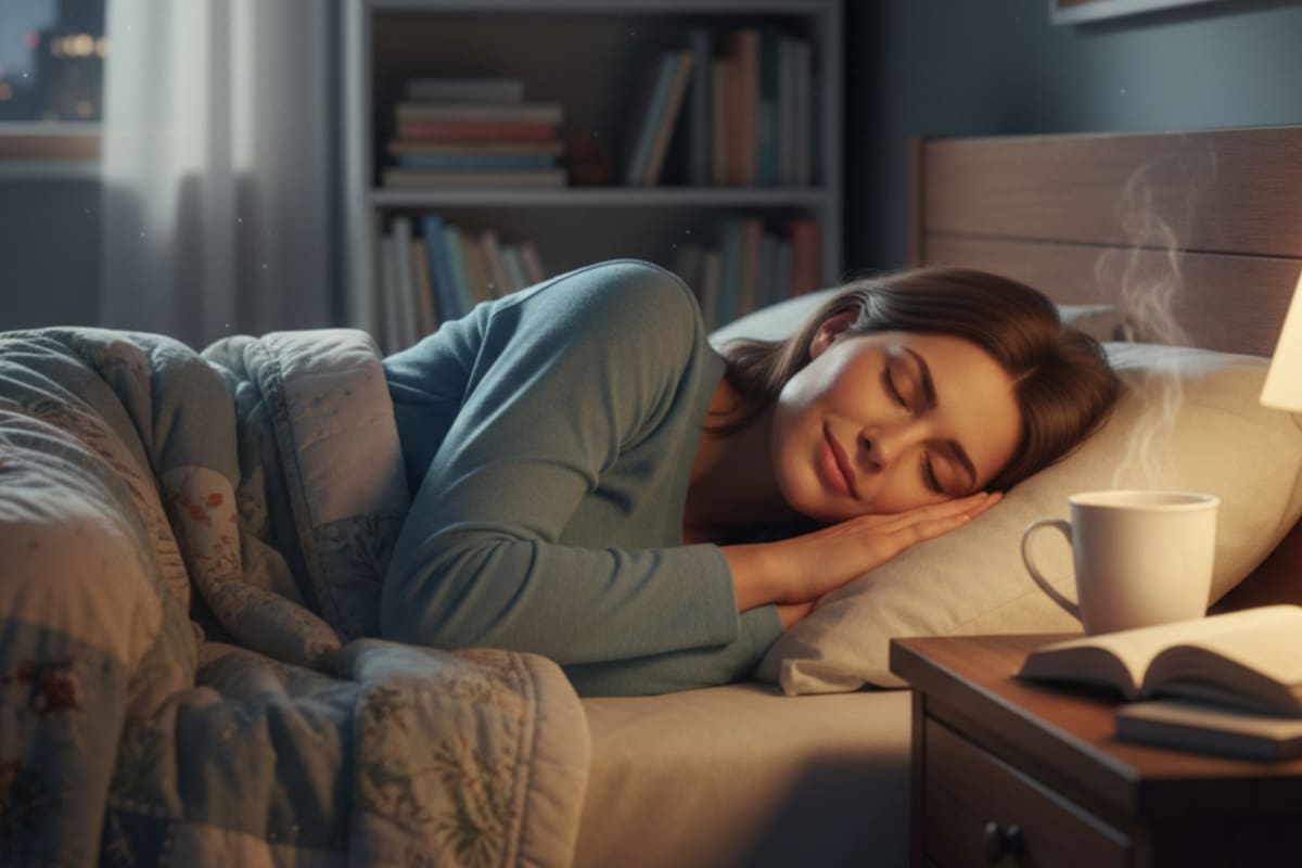 Tomar una infusión que ayude a relajarnos antes de irnos a la cama (Foto: IA)