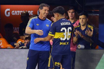 Tomás Aranda es una de las figuras del Boca de Claudio Úbeda, que llega al debut en la Copa Libertadores envalentonado por sus dos últimos triunfos