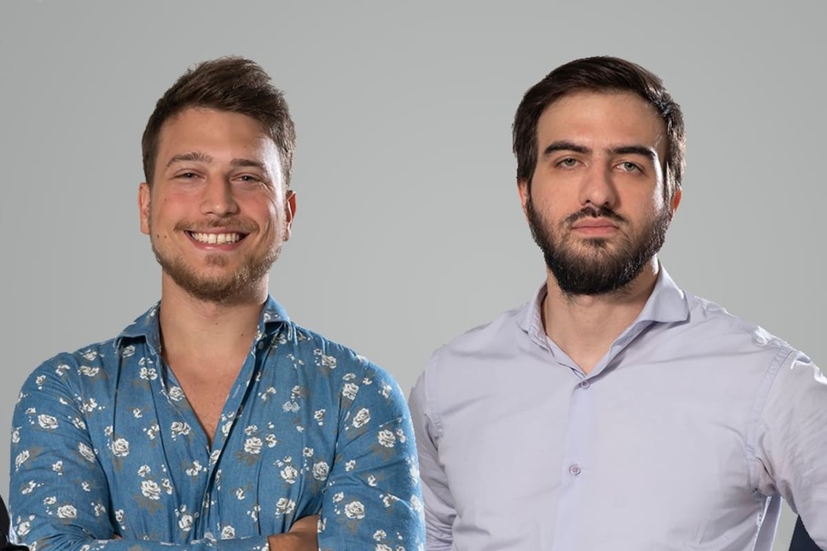 Tomás Chernoff y Nicolás Brandoni, su socio en Peek Studios