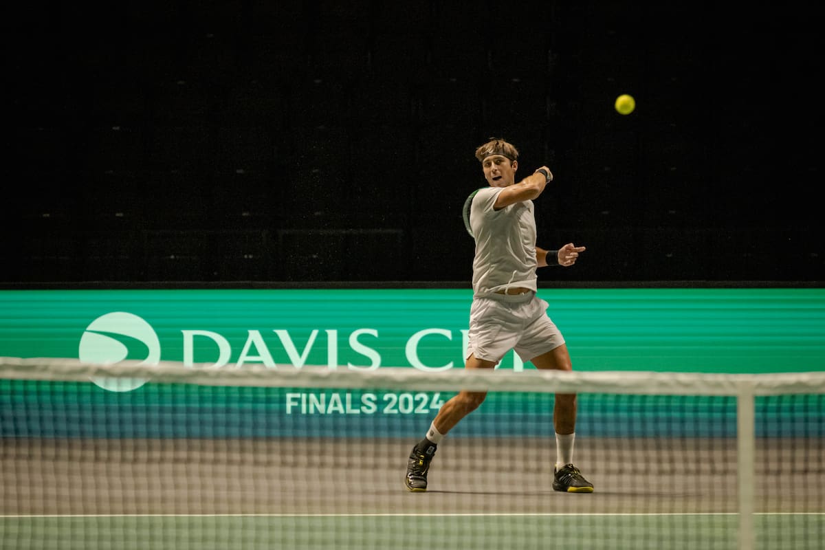 Tomás Etcheverry es uno de los singlistas convocados por Guillermo Coria para la Copa Davis