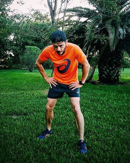 Tomás Fonzi comparte fotos de sus entrenamientos en las redes sociales