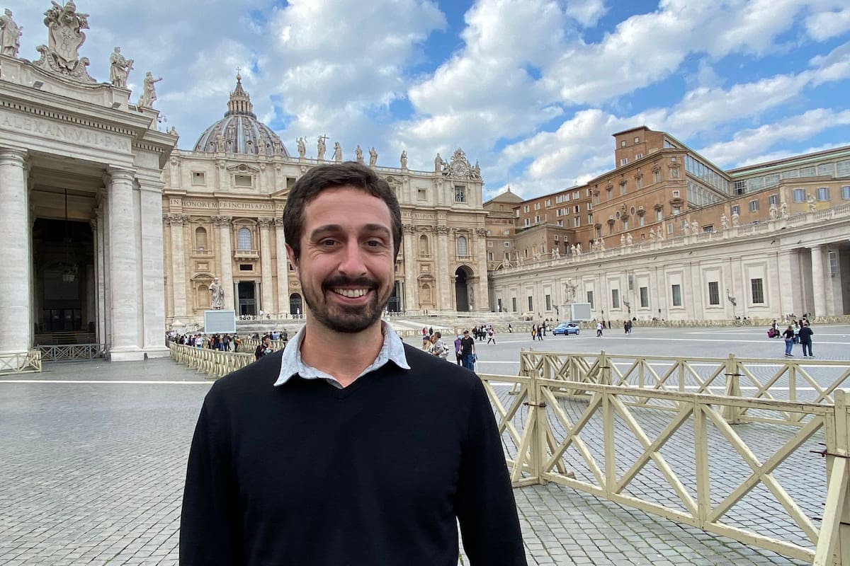 Tomás Insua en Roma