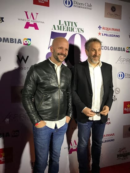 Tomás Kalika y Javier Ickowicz, sonrientes por una distinción que, como ellos mismos dicen, "los pone en el mapa"