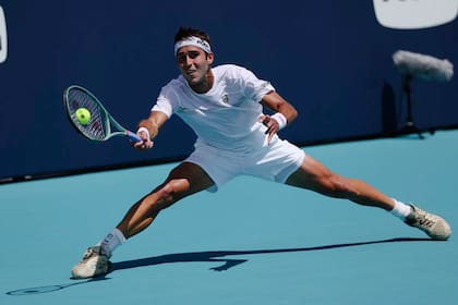 Tomás Martín Etcheverry busca dar otro paso en el Mastes 1000 de Miamis