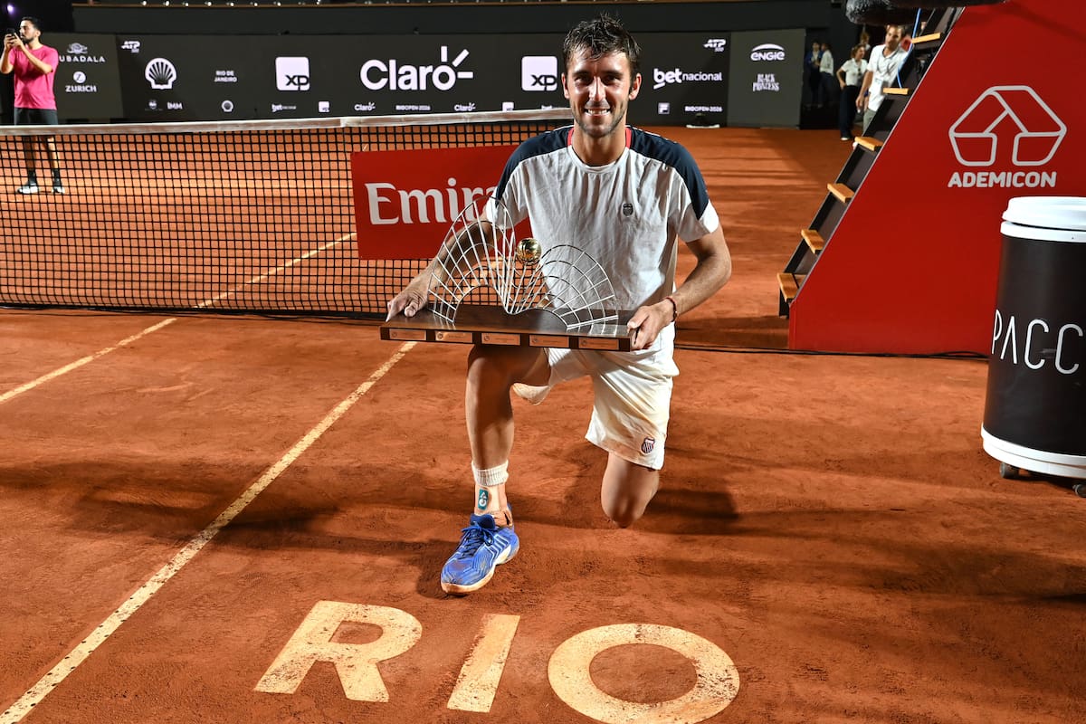 Tomás Martín Etcheverry, campeón del Río Open