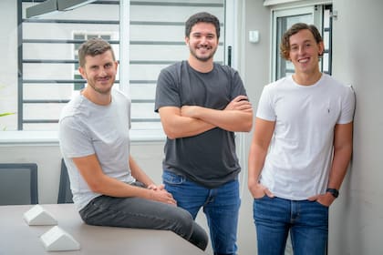 Tomás Mindlin, Kevin Litvin y Nicolás Andriano son los fundadores de Tapi