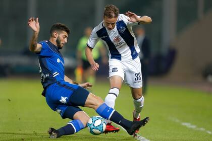 Tomas Pochettino, cuando jugaba en Talleres; actualmente están en los Estados Unidos