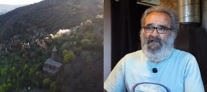 Tomás restauró una antigua casa de piedra y convirtió Solanel en el hogar que siempre buscó (Foto Captura de Youtube)