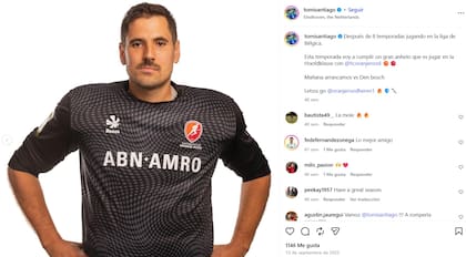 Tomás Santiago llegó a la liga de Bélgica, donde permaneció durante ocho años