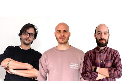 Tomás Vanderhoeght, Rafael Dosetti y Diego Pais, creadores de Check app.