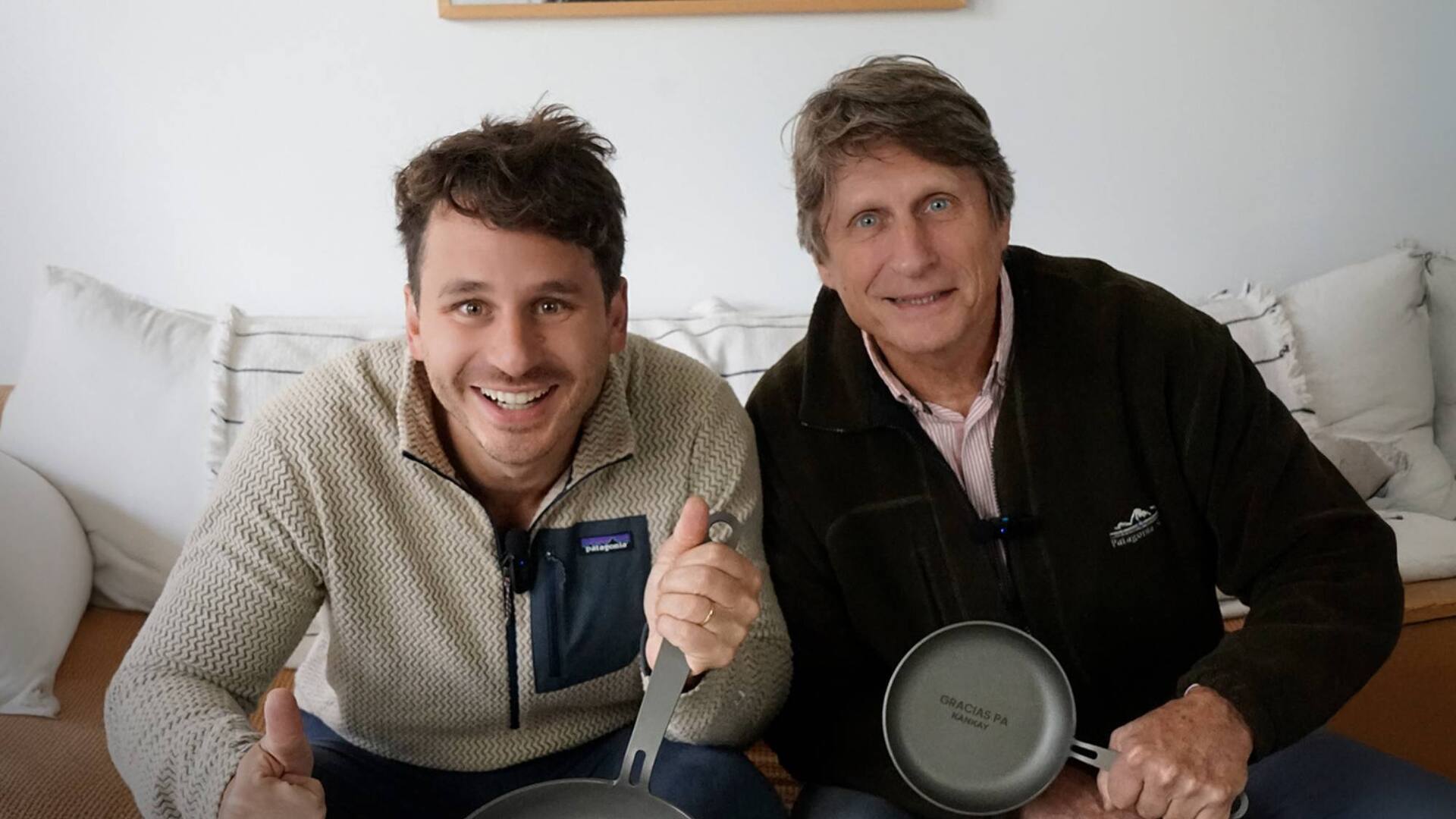 Tomás Beutin con su hijo Toribio