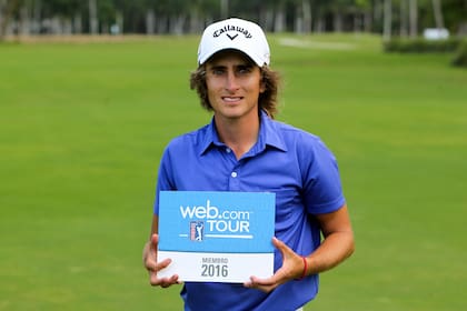 Tommy Cocha en la temporada en la que dio el salto al Web.Com desde el PGA Tour latino