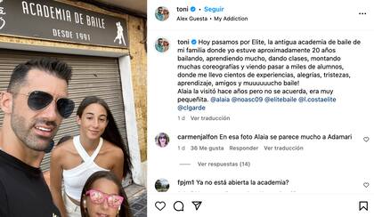 Toni Costa y Alaïa se encuentran en España