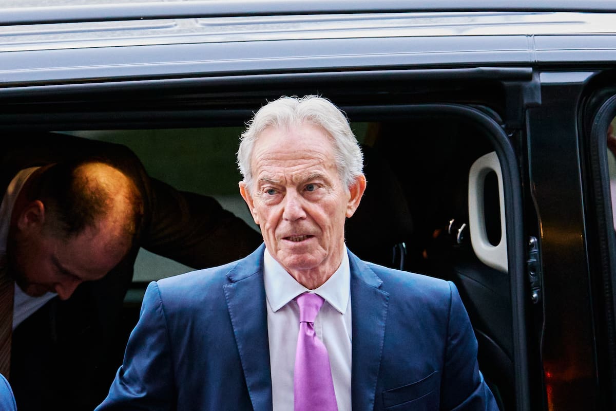 Tony Blair, ayer en el Colón
