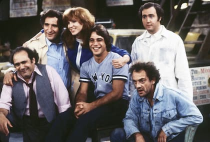 Tony Danza, Danny De Vito, Judd Hirsch, Marilu Henner, Andy Kaufman y Christopher Lloyd, el electo de Taxi