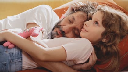 Fito Páez con su hija Margarita