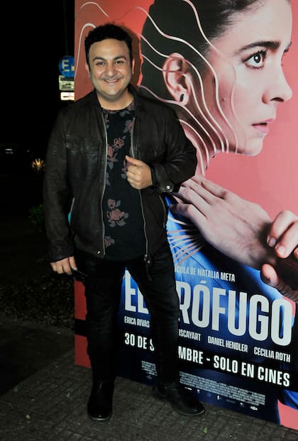 Topa en el estreno de El prófugo