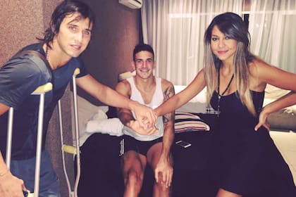 Toranzo, con su novia y Mendoza
