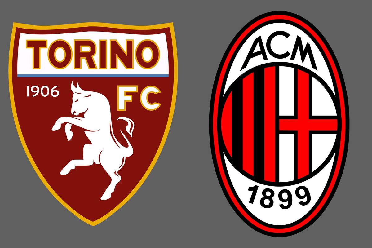 Torino y Milan disputaron uno de los encuentros de la jornada del fútbol italiano