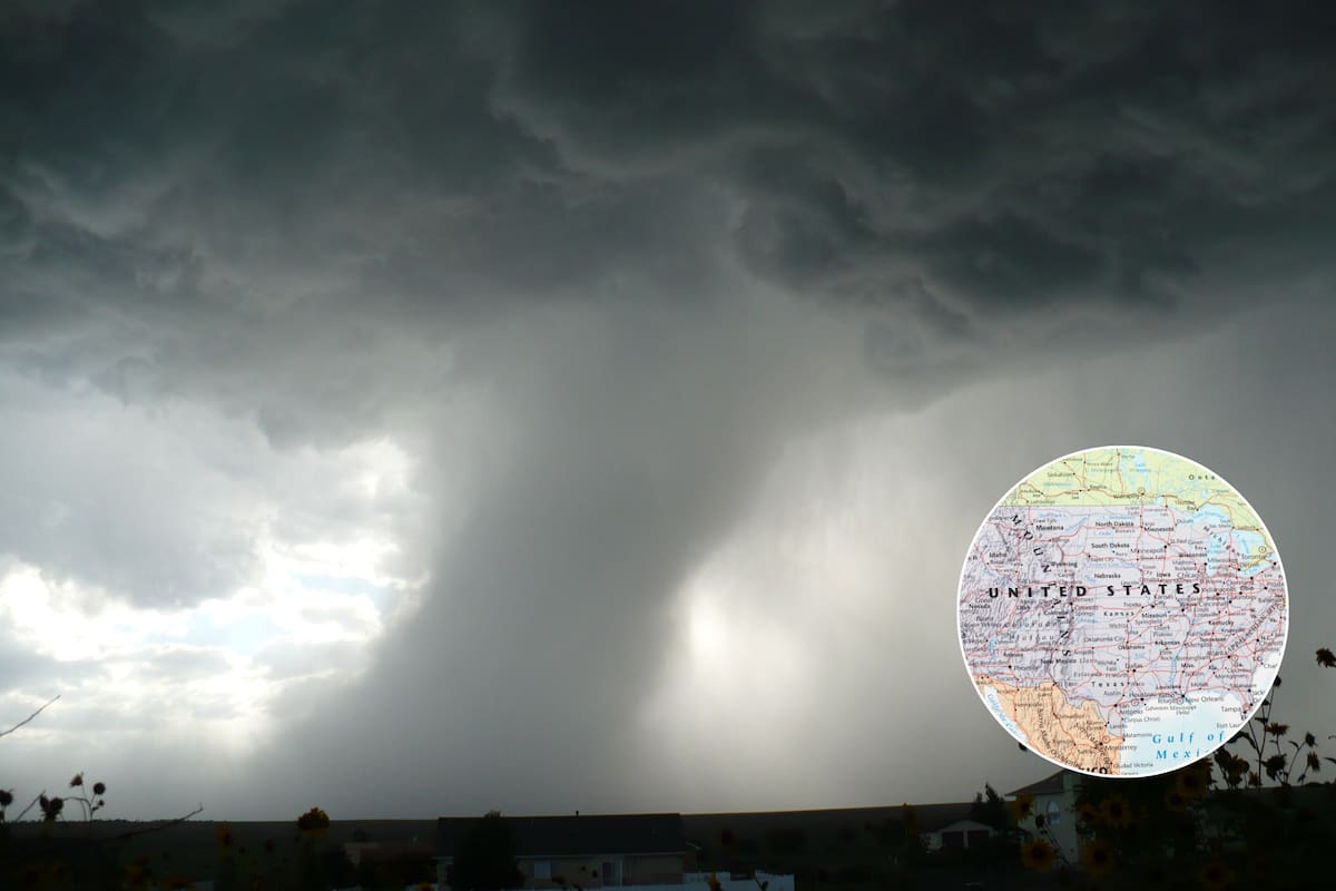 Tormentas severas en el sureste: riesgo elevado (nivel 3/5) de granizo, vientos de 90 km/h y posibles tornados en Mississippi y Louisiana