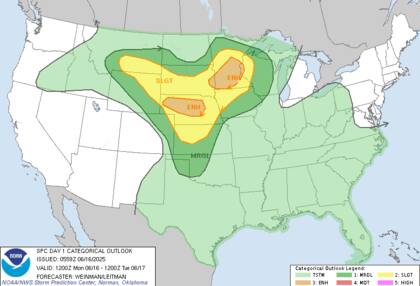 Tormentas severas en Minnesota: las primeras células tormentosas se activarán esta tarde mientras una baja presión se desplaza desde el este de Dakota del Sur hacia el estado de Minnesota