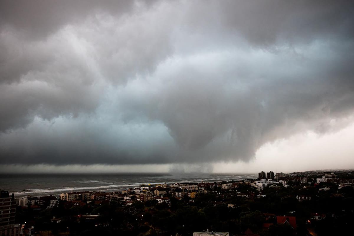 Tornado en Pinamar