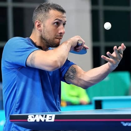 Torneo de ping pong en el club Atlanta