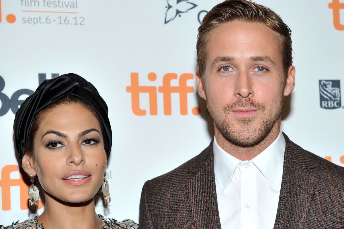 TORONTO, ON - SEPTEMBER 07: Actors Eva Mendes and Ryan Gosling attend "The Place Beyond The Pines" premiere during the 2012 Toronto International Film Festival at Princess of Wales Theatre on September 7, 2012 in Toronto, Canada. (Photo by Sonia Recchia/Getty Images)