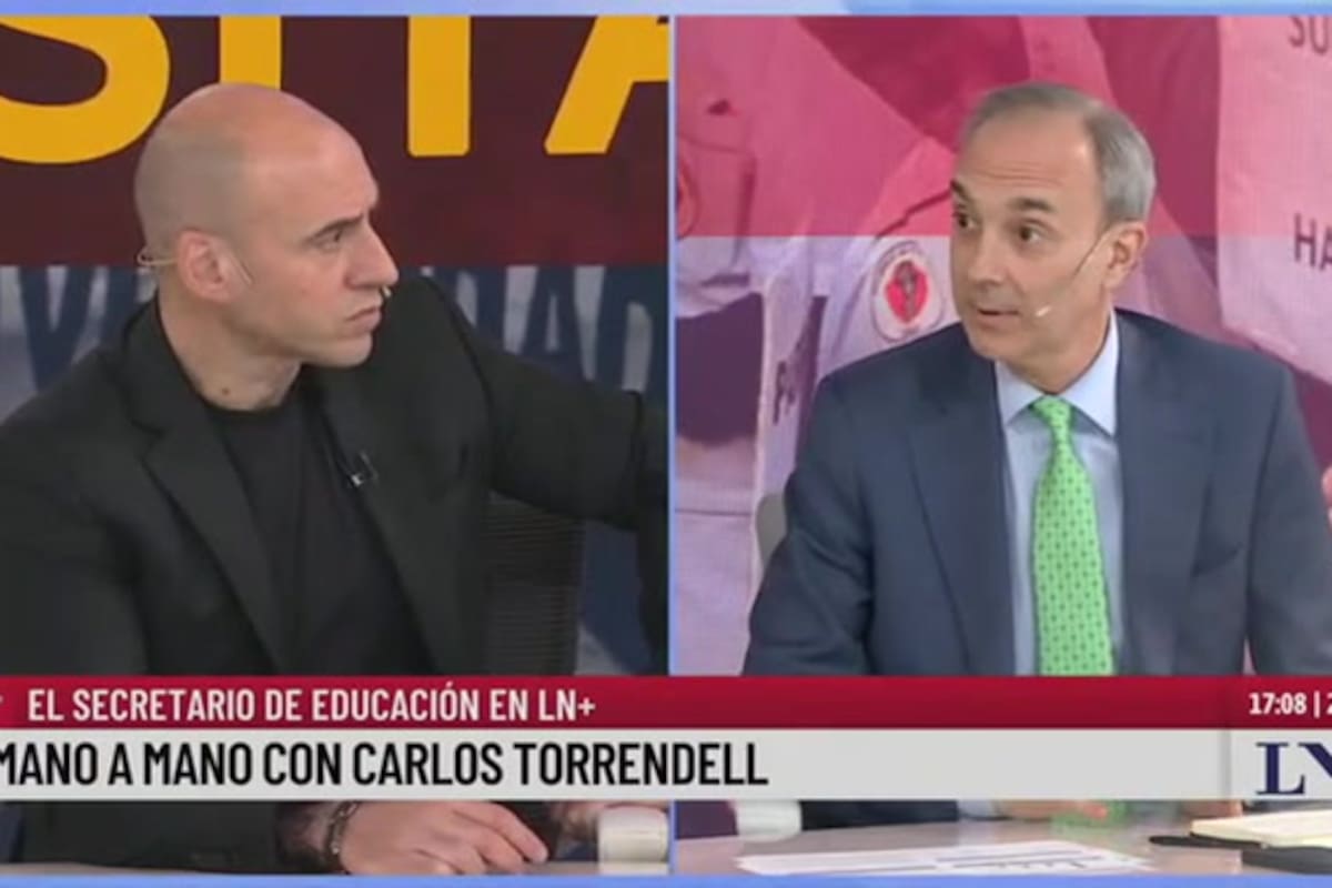 Torrendell en una entrevista en LN+