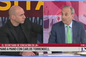 Torrendell en una entrevista en LN+