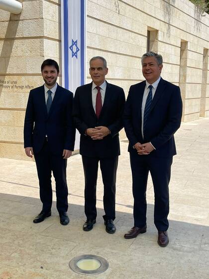 Torres y Figueroa compartieron una agenda común en Israel.